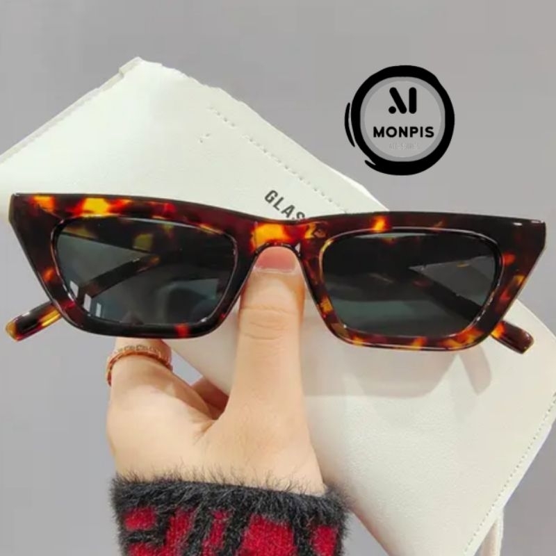 Kacamata cewek cowok Kacamata pria wanita Kacamata hitam Kacamata leopard Kacamata dewasa Kacamata k