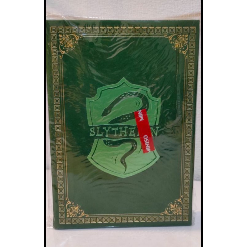 

ReadyStock!! Slytherin Notebook Harry Potter x Miniso