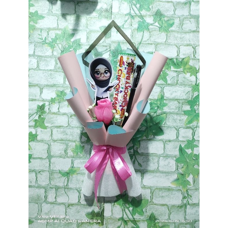 

buqet hari guru/buqet coklat