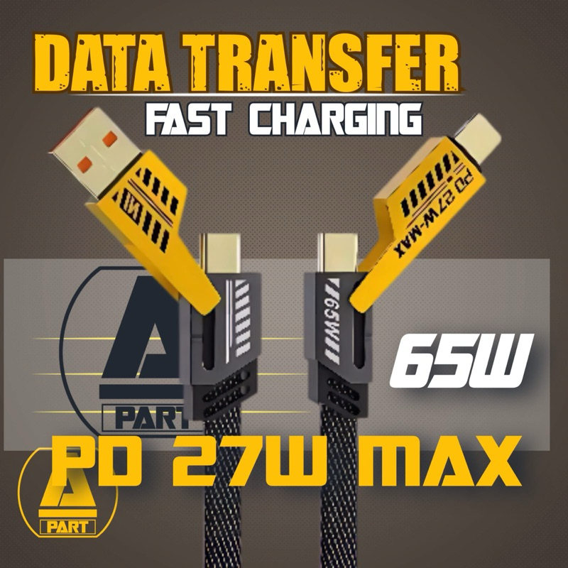 KABEL DATA KABEL CHARGER 65W PD 27W MAX ORIGINAL