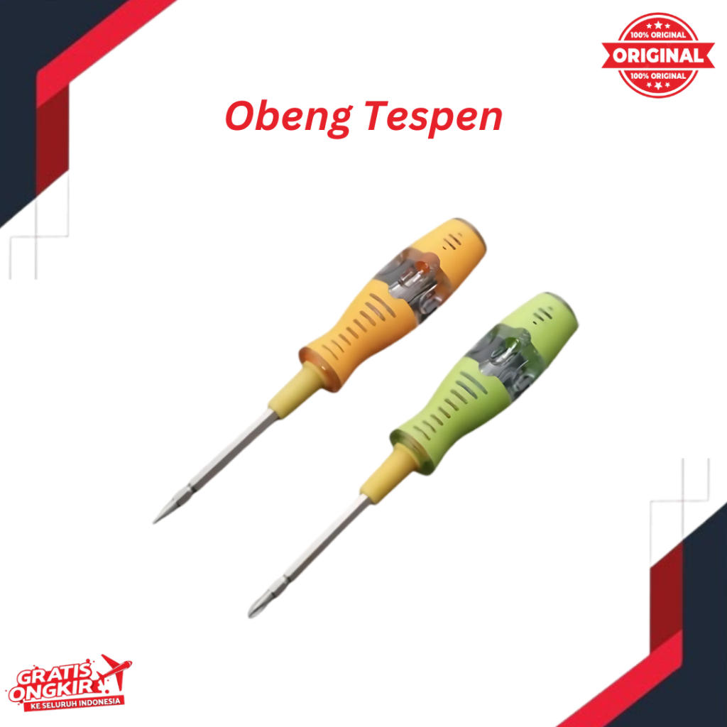 Obeng Tes Pen Magnet Besar / Obeng Tespen Magnet