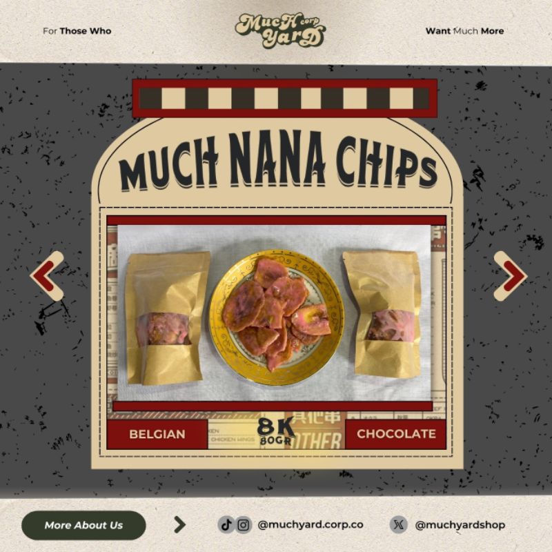 

Banana chips || Pouch 90gr