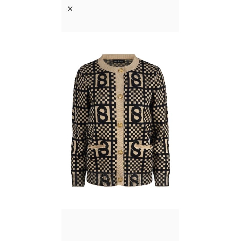 preloved outerwear buttonscarves benang jarum ivy plaid cardigan