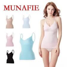 Munafie Camisole Korset Singlet Tank Top Slimming Suit Ketat Press Body Shapewear