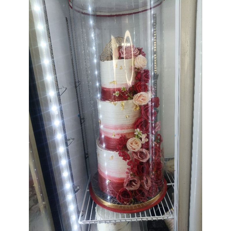 

weding cake reflika// gratis cake suapan pengantin
