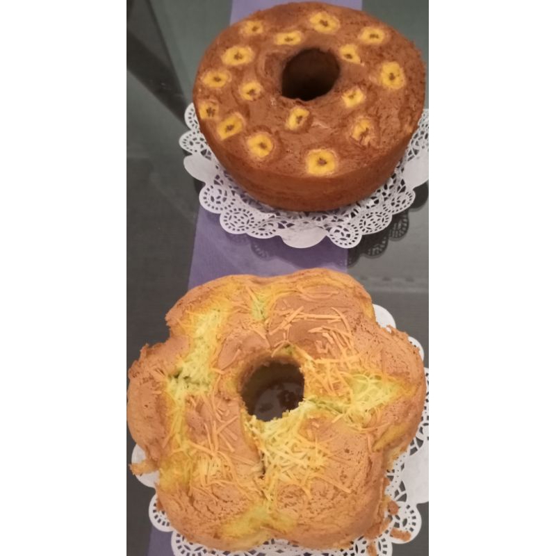 

PAKET MIX BANANA CAKE + CHIFFON PANDAN CHEESE PREMIUM