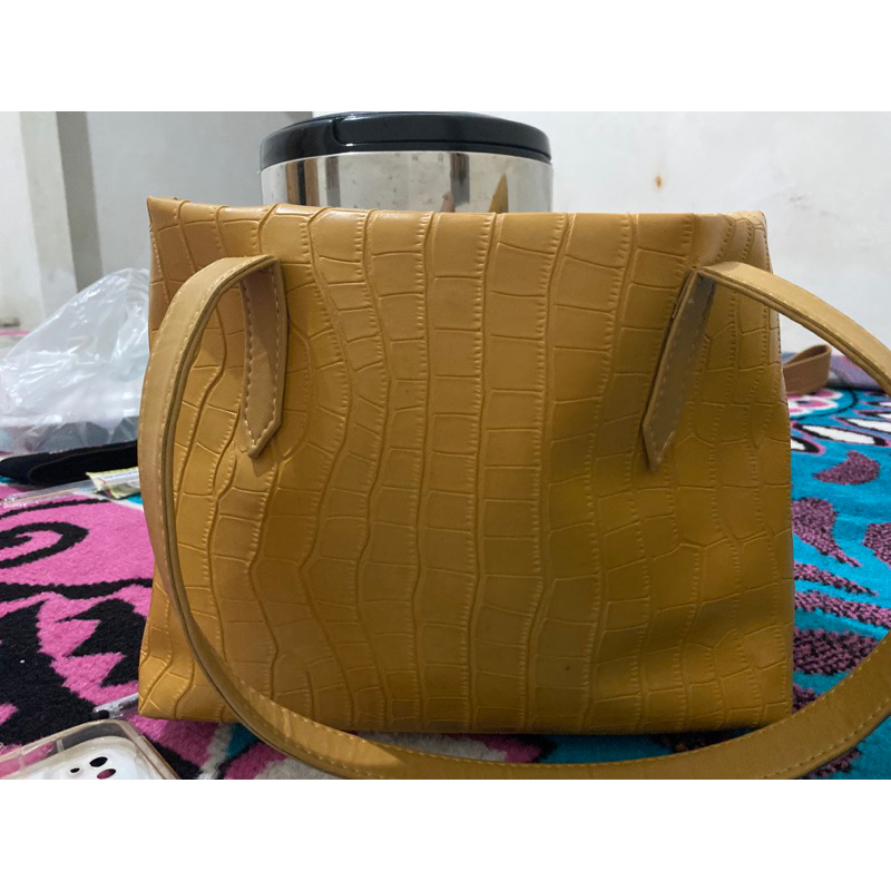 Tas Totebag Warna Kuning