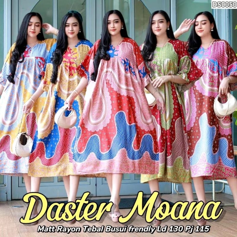 Daster Moana by Jessa//Daster Batik//Daster Print//Daster Modern//Daster Trendy//Homedress//Dress Ba