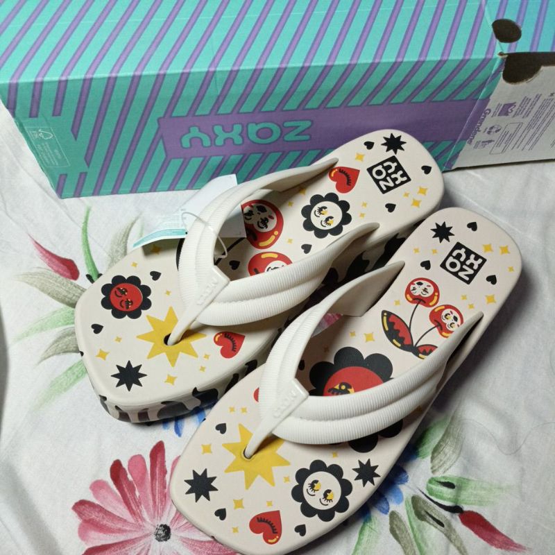 zaxy ginga print ad - off white