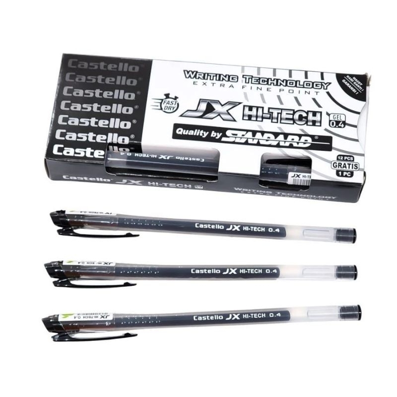 

Pulpen Castelo JX Hi-Tech 13Pcs/ Standard Xuizua