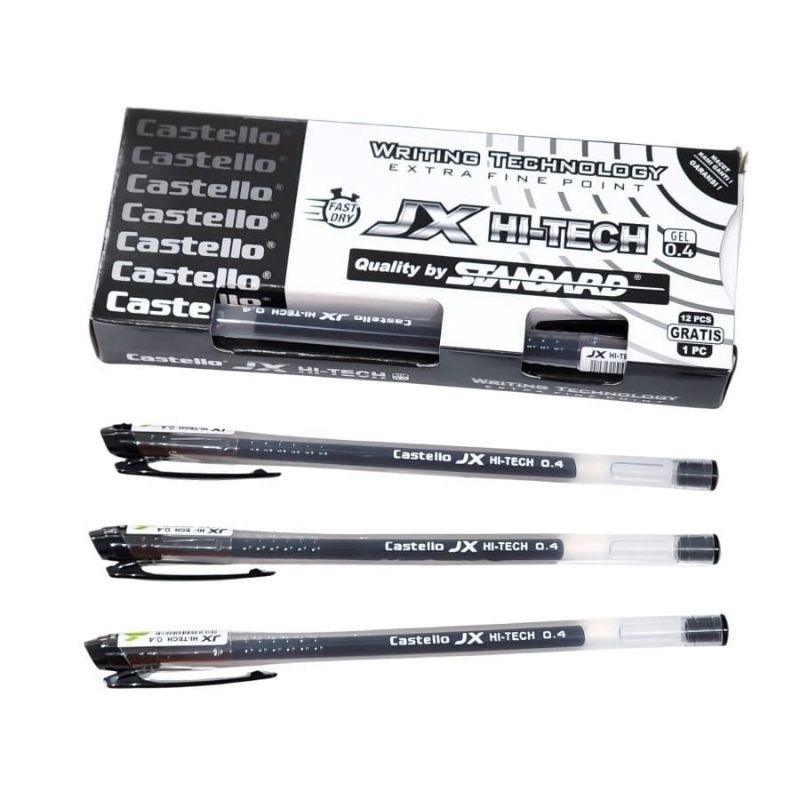 Pulpen Castelo JX Hi-Tech 13Pcs/ Standard Xuizua