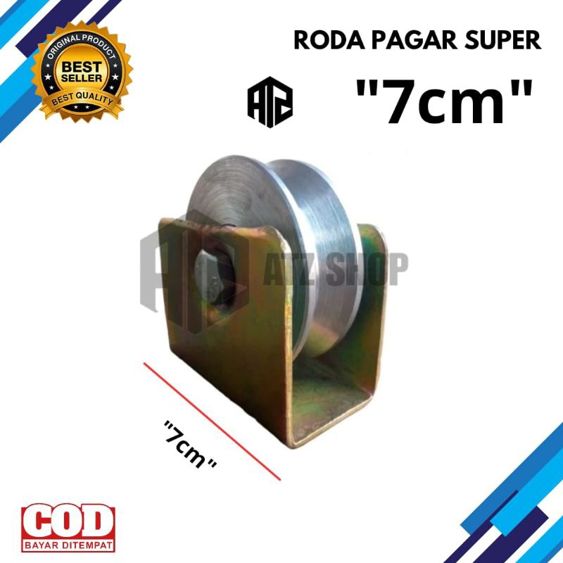 RODA PAGAR BESI SUPER UK 7CM | RODA PAGAR BESI SUPER 7CM