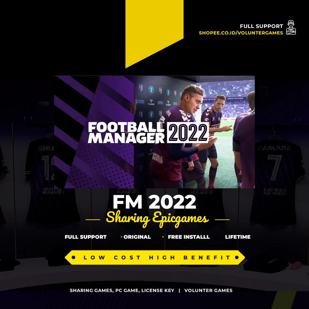 FOOTBALL MANAGER 2022 FM 22 + IGE PC ORIGINAL