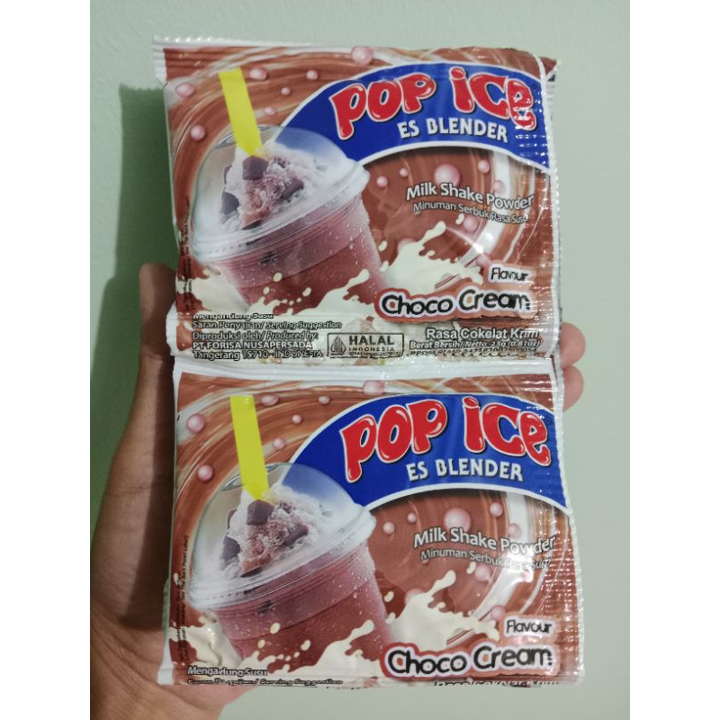 

Pop Ice Es Blender Choco Cream Renceng 10 sachet