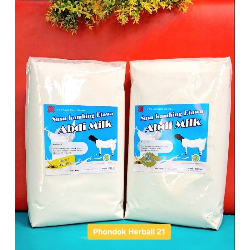 

Susu Kambing Etawa Abdi Milk 1kg Green Tea