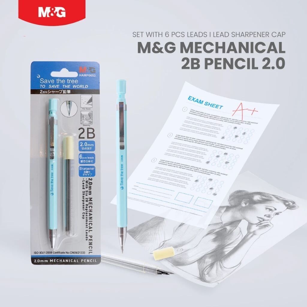

Pensil Mekanik M&G HAMP0653 2.0 + Lead