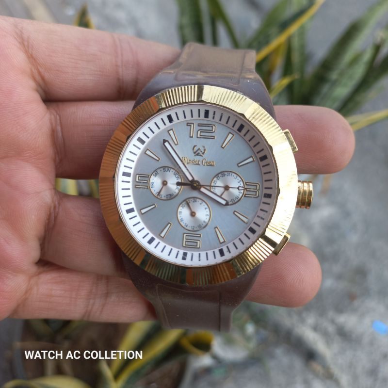 Wonder Green 1487 WR100M cronograp full ori Terawat