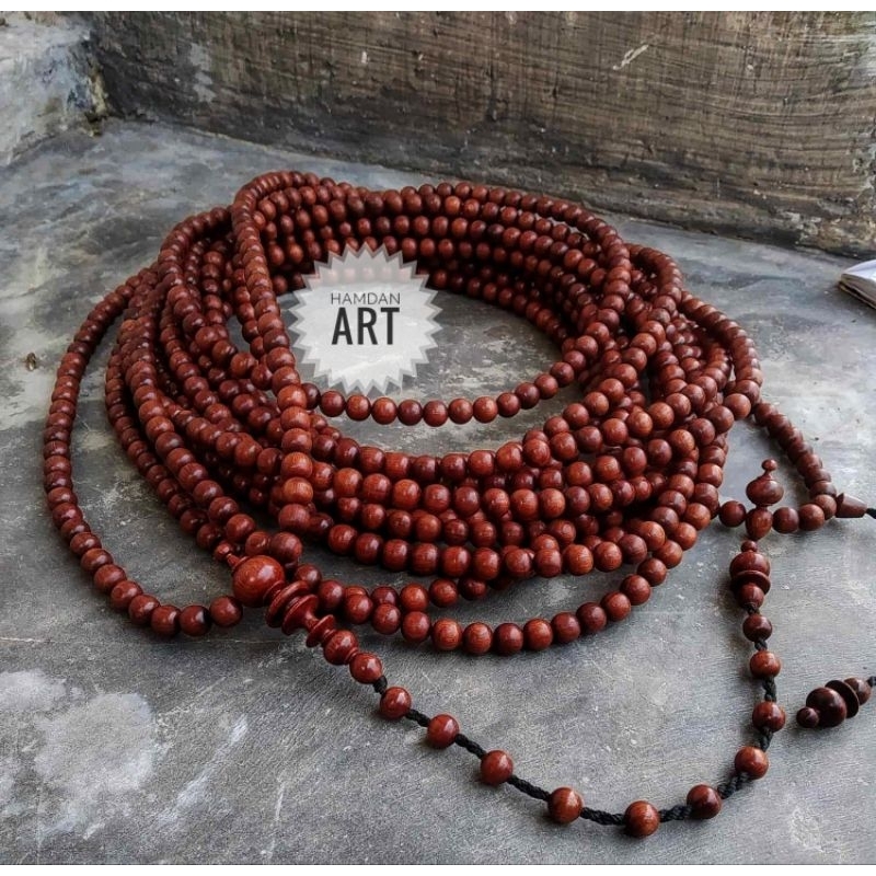 tasbih 1000 akar tunjang nagasari sunan gunung jati original