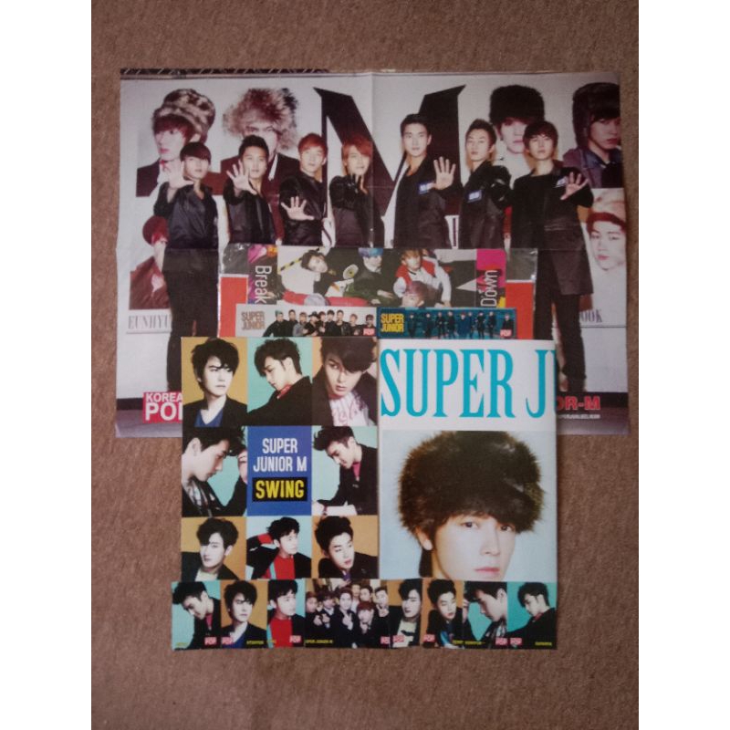 Paket Super Junior M Sungmin Ryeowook Kyuhyun Siwon Eunhyuk Donghae Henry Zhoumi