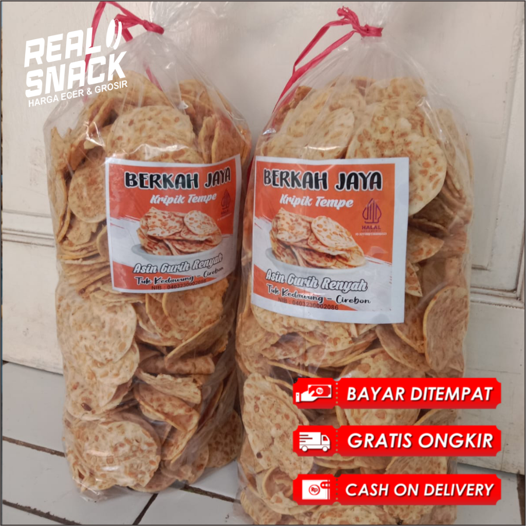 

1kg KERIPIK TEMPE SAGU BULAT CAMILAN