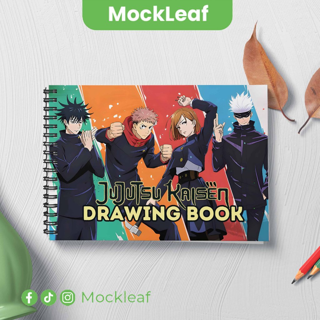 

Buku Gambar - Drawing Book - Custom Nama A4 - Jujutsu Kaisen