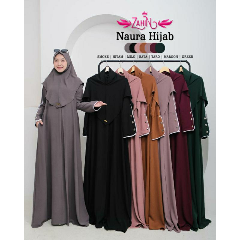 GAMIS NAURA HIJAB BY ZAHIN PREMIUM