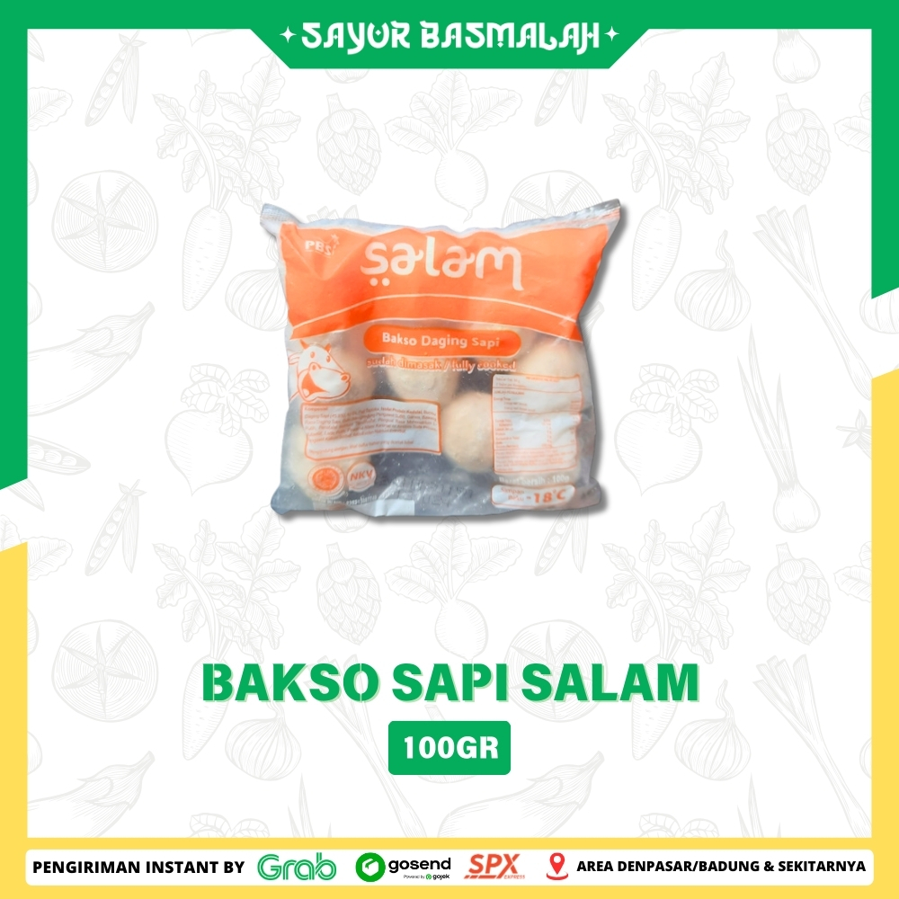 

Bakso Sapi Salam 100gr - Sayur Basmalah
