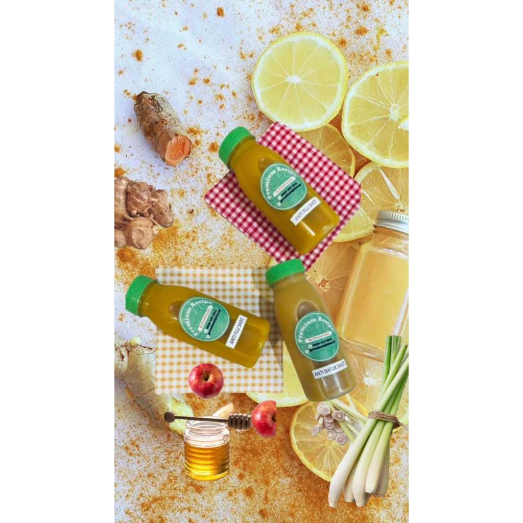

Anti Flu Shot - Cold Pressed Juice Murni 100% Paket Keluarga