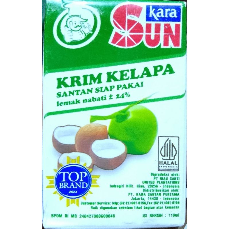 

Santan cair SUN KARA