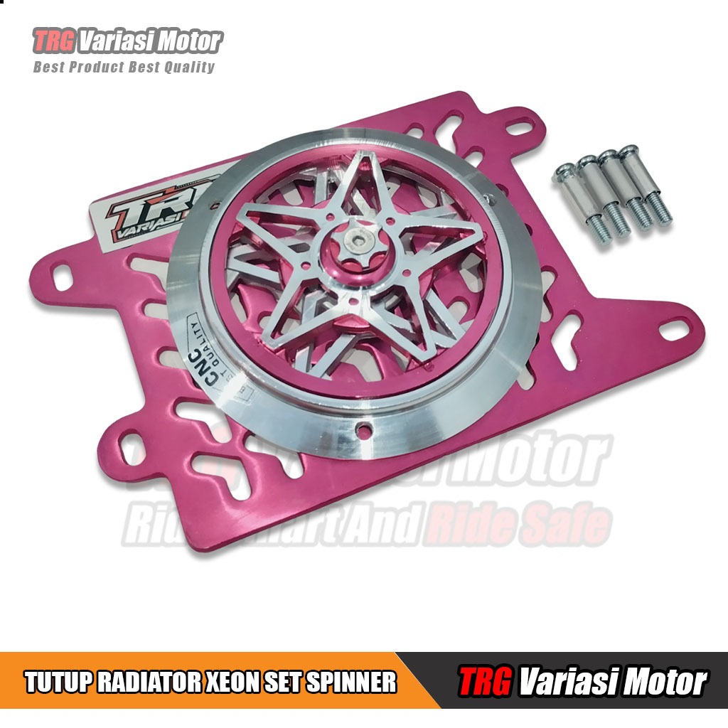 Cover Radiator Xeon Karbu Tutup Radiator Xeon GT 125 Xeon RC Set Spinner Bintang