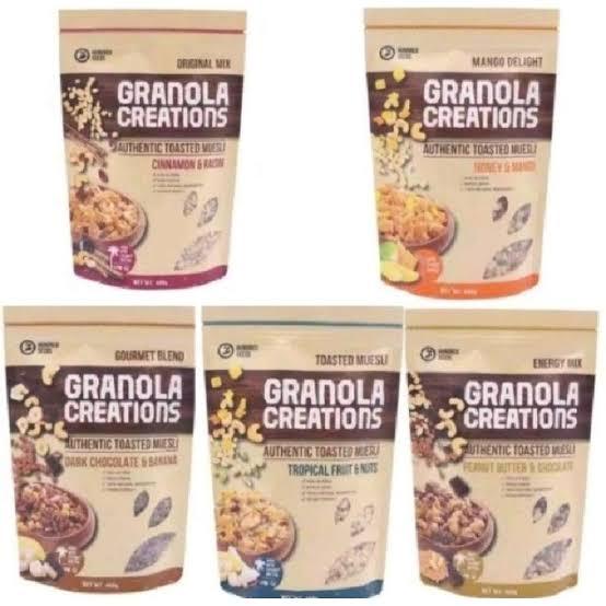 

Granola Creations 400g ( HUNDRED SEEDS ) Variasi Rasa