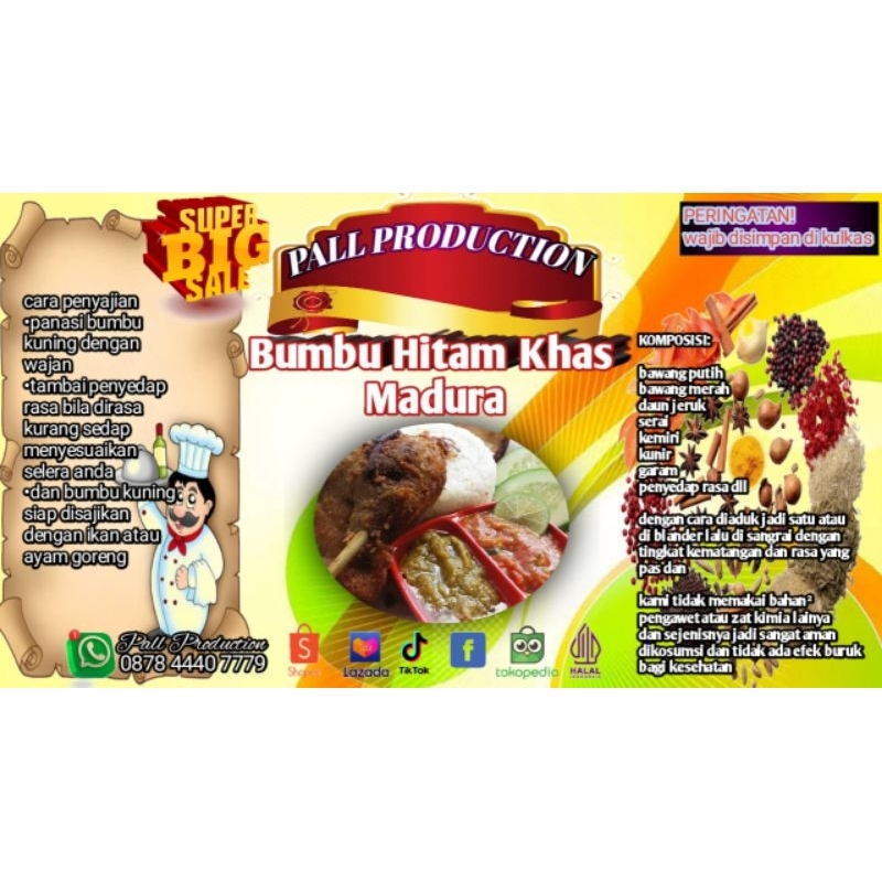

BUMBU HITAM KHAS MADURA
