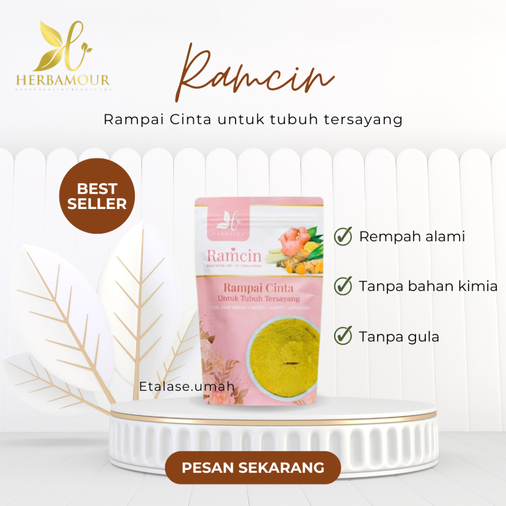 

Ramcin Herbalov Rimpang Jahe Kunyit Lengkuas Sereh