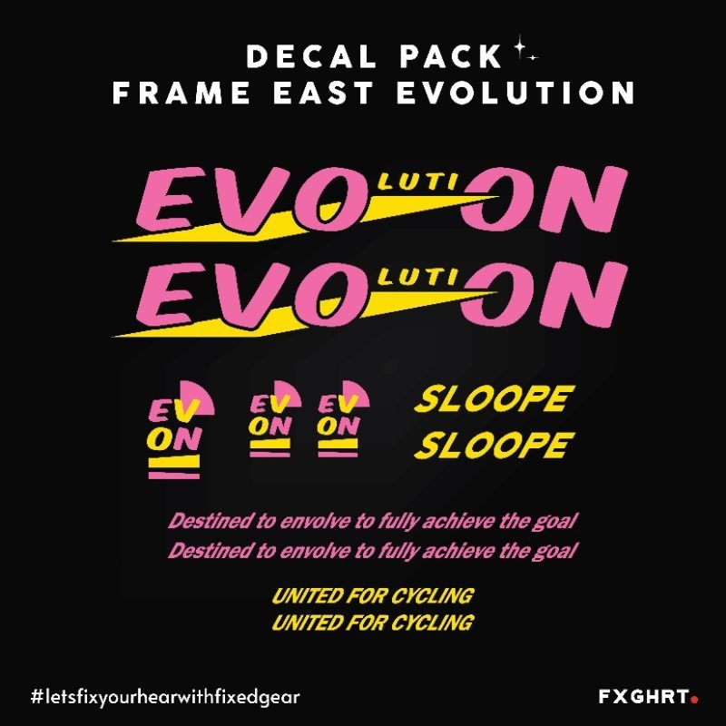 Sticker Frame United East Evolution