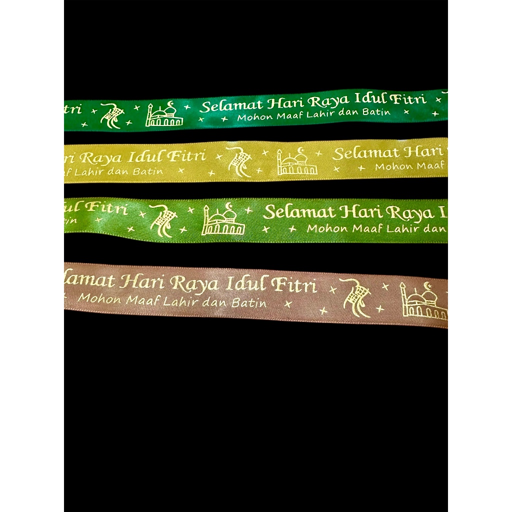 

Pita Hampers Satin Lebaran Idul Fitri Per Roll 25 Yard Emboss