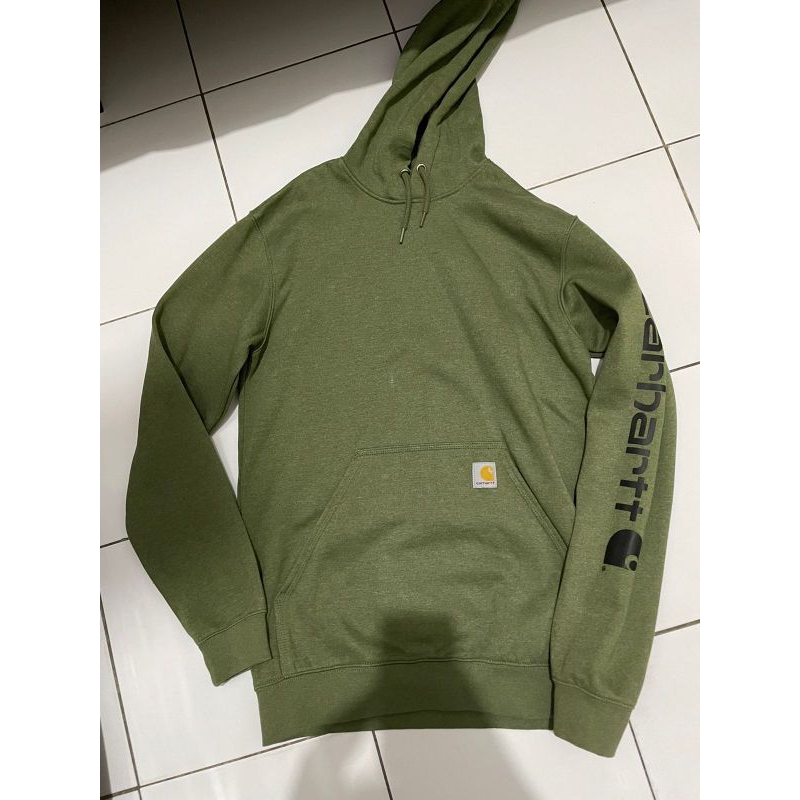 hoodie spellout carhartt