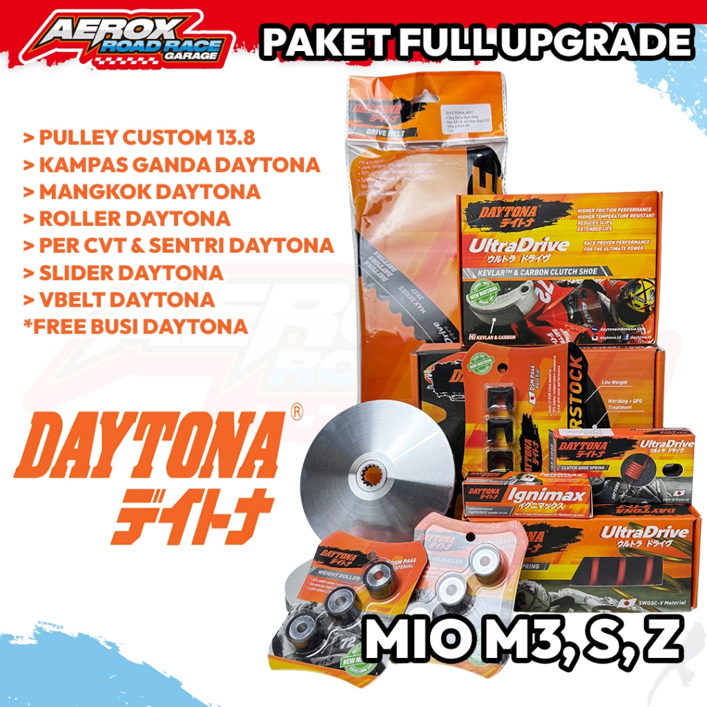 PAKET CVT FULL UPGRADE MIO M3 S Z DAYTONA CVT