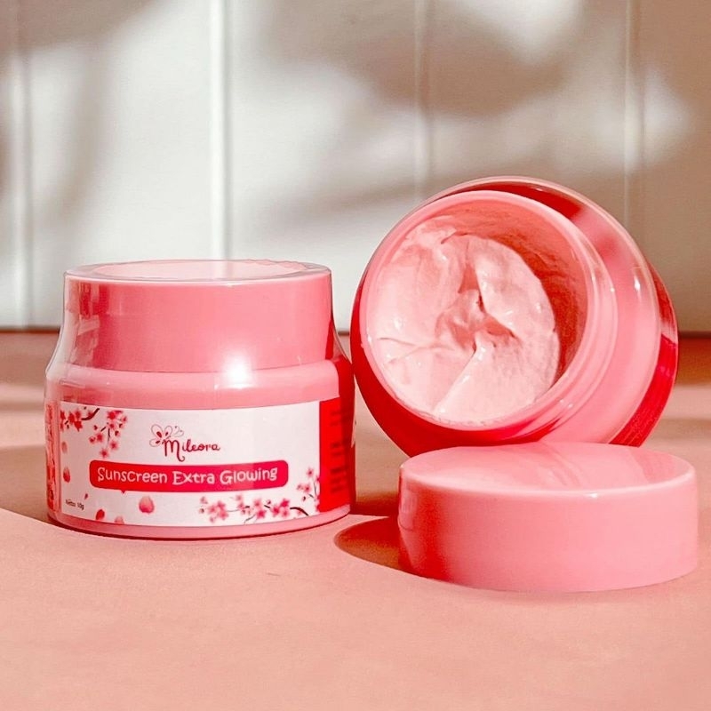 sunscreen mileora extra glowing BPOM