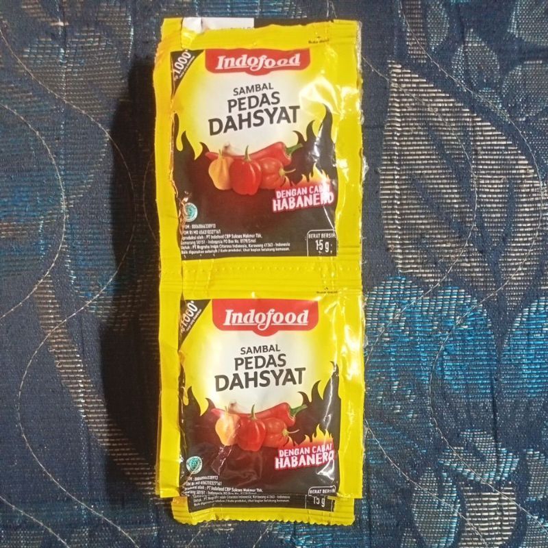 

Indofood Saos Pedas Dahsyat 15g