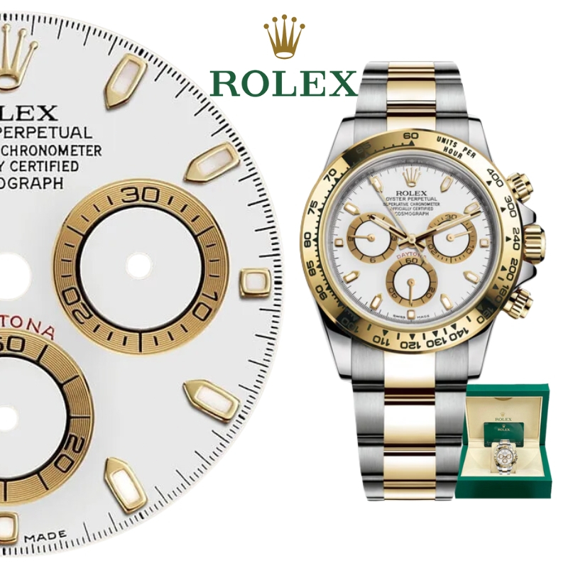 【100% ASLI】Jam Tangan Rolex pria Rolex Cosmograph Daytona  Series M116503-0001  40 mm Emas 18 karat 