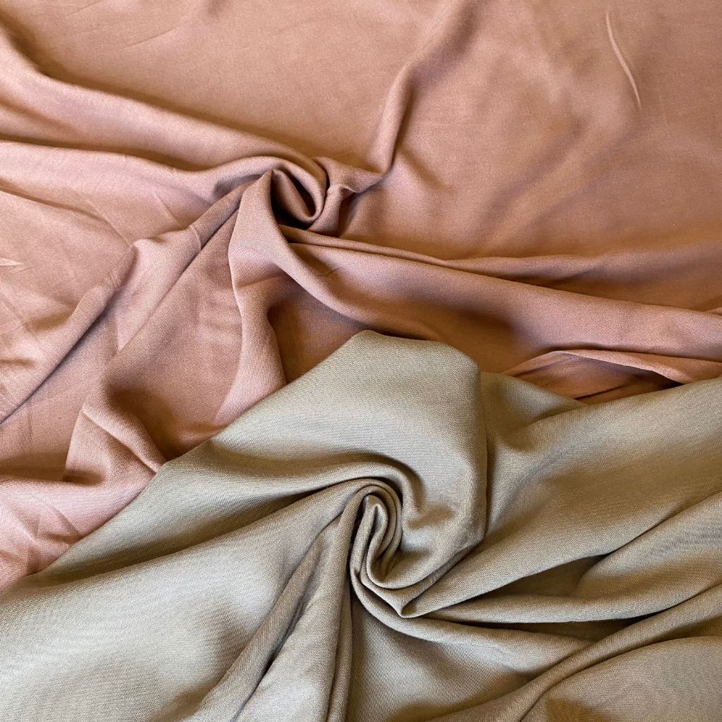 Kain Rubina Rayon Polos Premium ( Harga Per Setengah Meter )