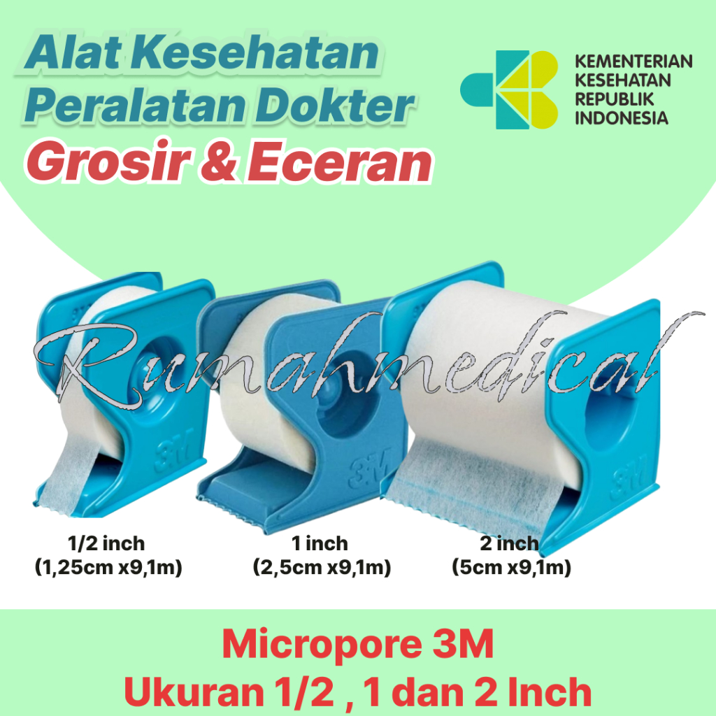 Micropore 3M Plester Micropore Plester Medis Medical Tape