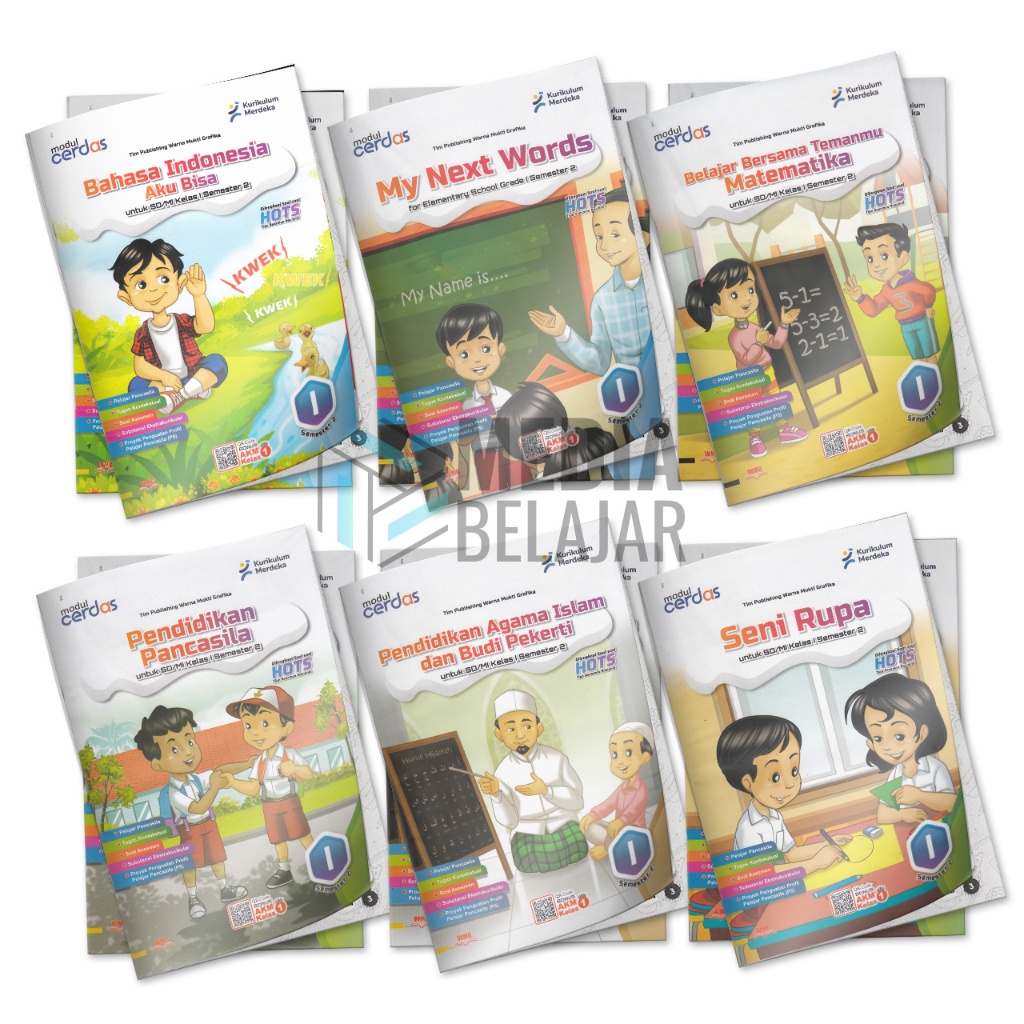 LKS CERDAS Kurikulum Merdeka SD Kelas 1 Semester 2