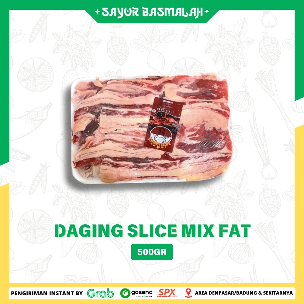 

Daging Sapi Slice 500gr - Sayur Basmalah