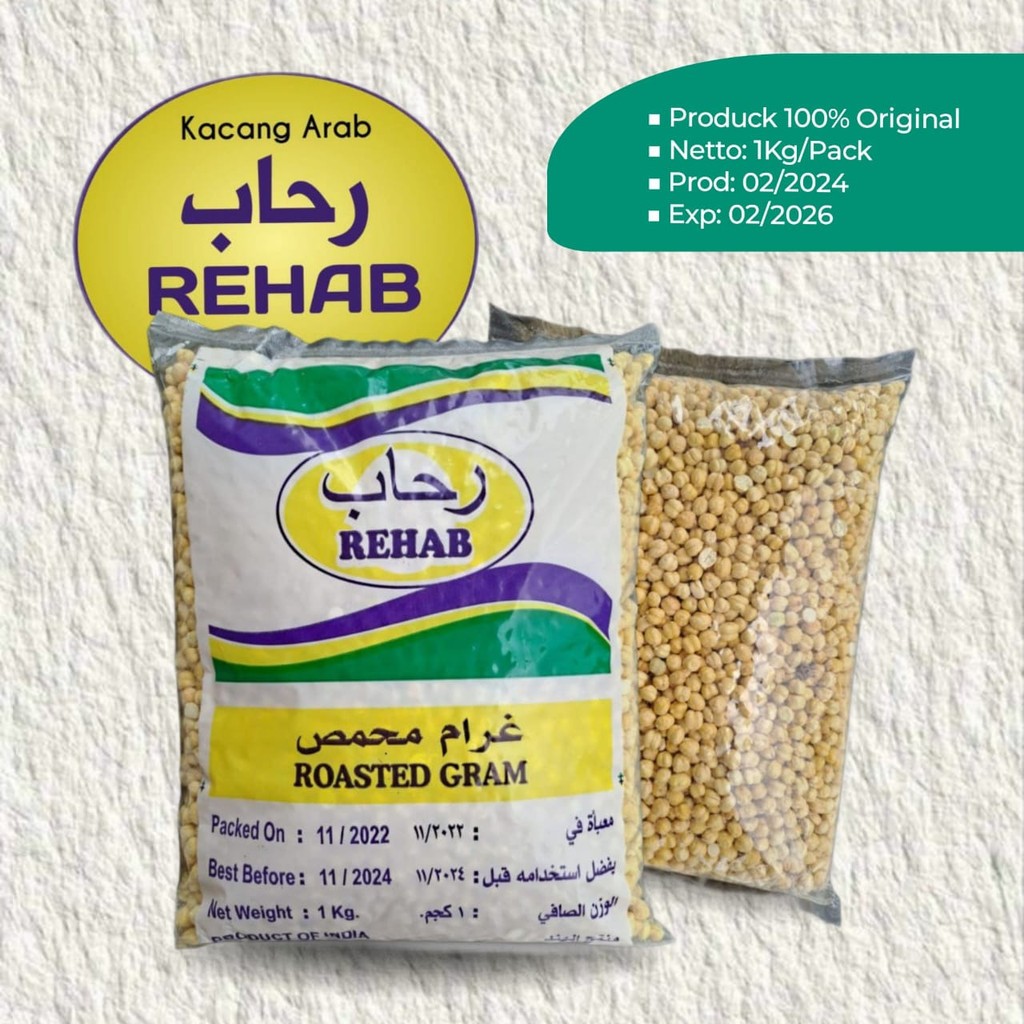 

KACANG ARAB PANGGANG REHAB 1 KG