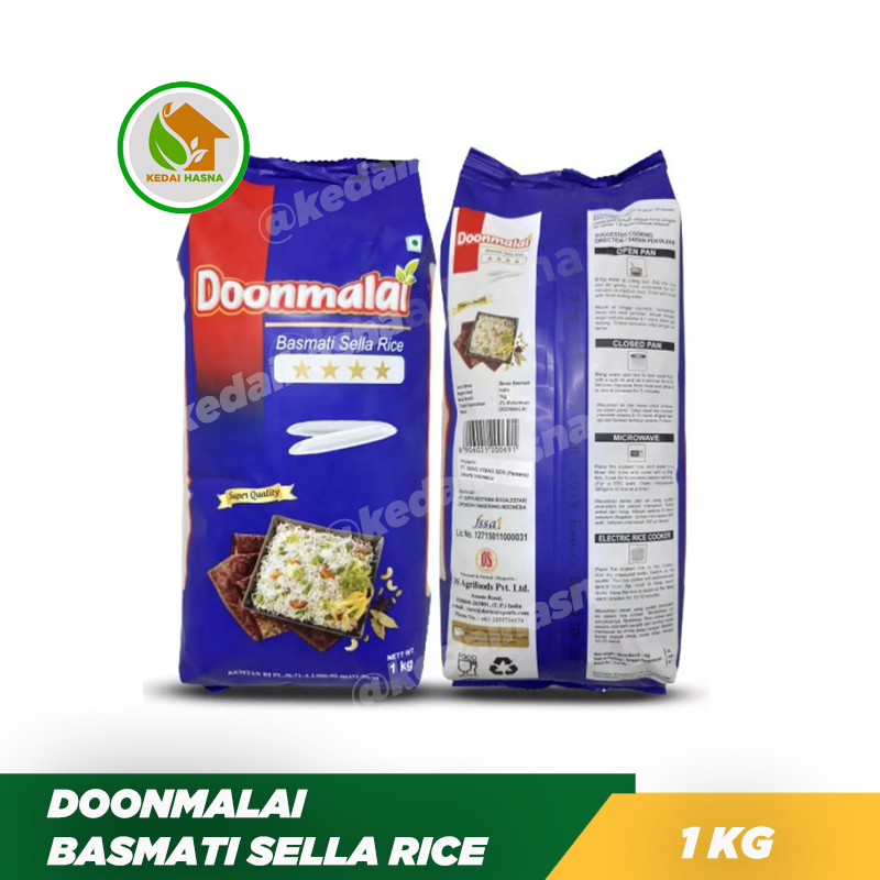 

Beras Basmati 1kg Doonmalai Kemasan Asli