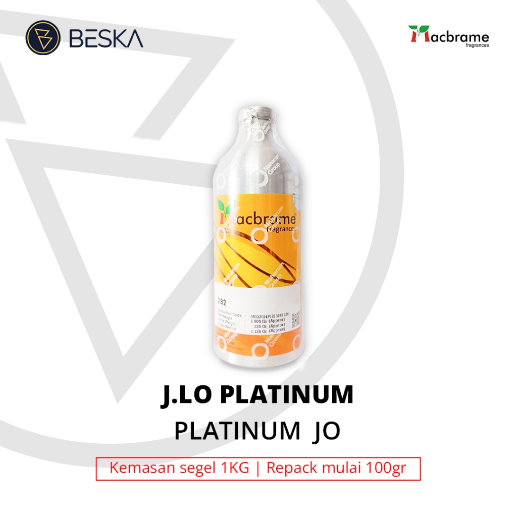 PLATINUM JO - MACBRAME |  REPACK BIBIT PARFUM MURNI