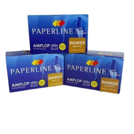 

Amplop Banker Paperline Putih Polos EV Mini PG 70 x 110 mm 80gsm