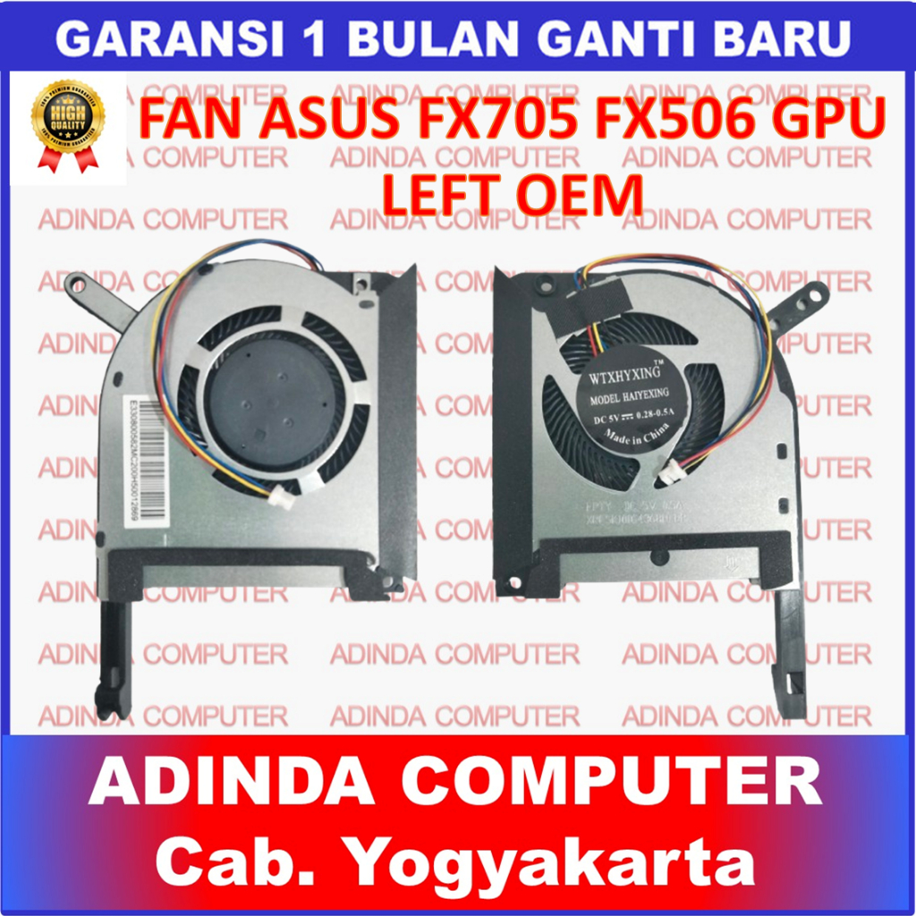 Fan Asus ROG TUF FX506 FX506IH FX506II FX506LH FX506LI FX705 GPU OEM