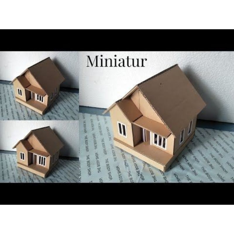 

MINIATUR RUMAH PRAKARYA DARI KARDUS || UNTUK TUGAS SEKOLAH ATAU PAJANGN